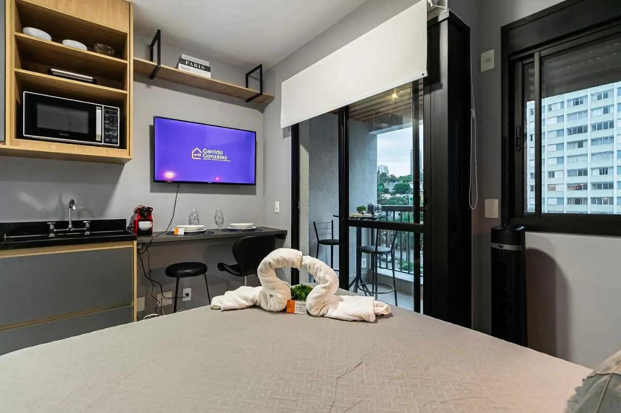 Novo E Chic Studio Na Vila Madalena-Sauna 圣保罗 公寓