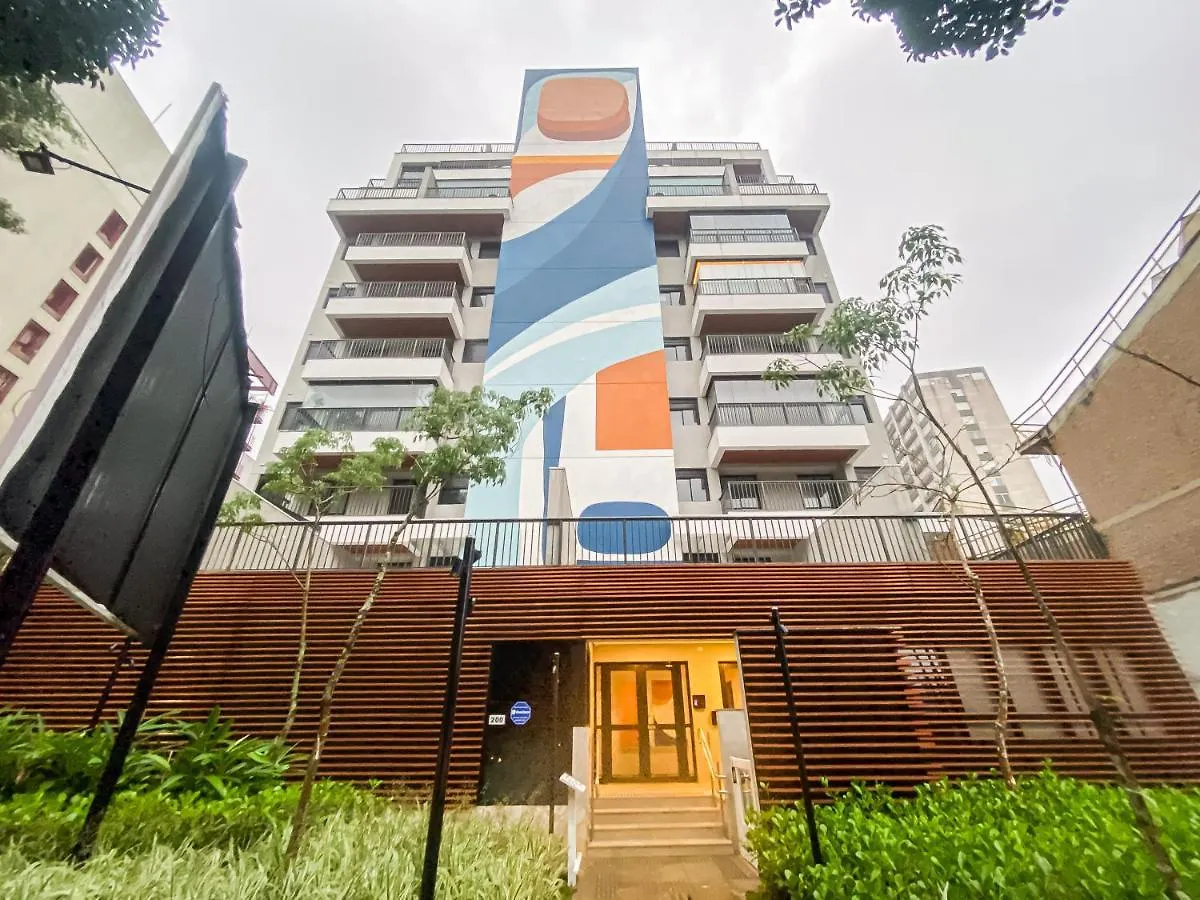 Novo E Chic Studio Na Vila Madalena-Sauna 圣保罗 0*,