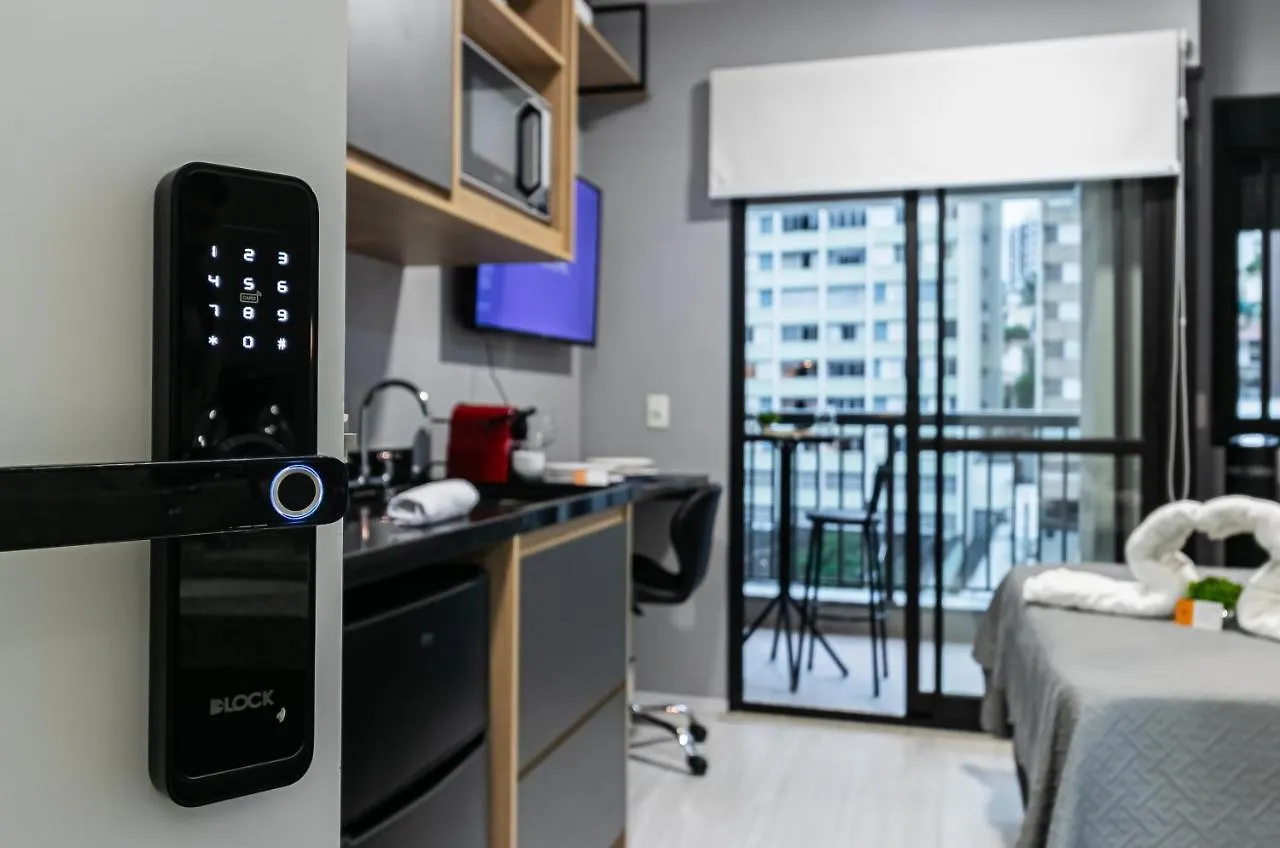 公寓 Novo E Chic Studio Na Vila Madalena-Sauna 圣保罗